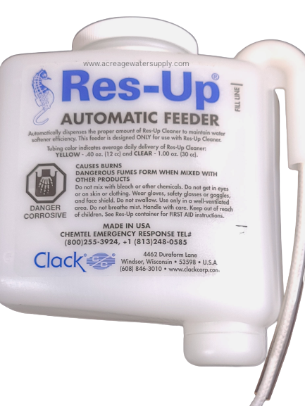 Clack Res-Up Feeder Clear Wick | Acreage Water Supply & Service ...